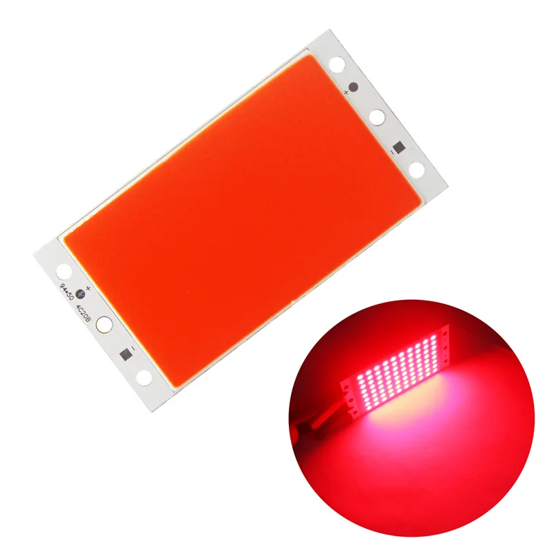 SUMBULBS-Panel de fuente de luz COB, lámpara de matriz de tira LED para bricolaje, diodo emisor de iluminación para el hogar, CC de 12V, 16W, 94x50mm