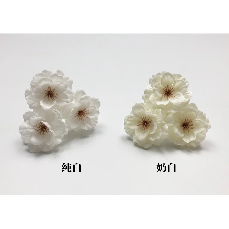 25pcs/pack Soap Flower Artificial Flower Cherry Blossom Handmade Soap Preserved Flower Present Gift for Mother\'s Day Decoration