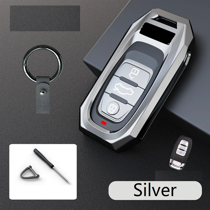 Fashion Remote Smart Key Cover Case Shell for Audi A4L A5 A6L A7 A8L S5 S6 Q5 SQ5 RS5