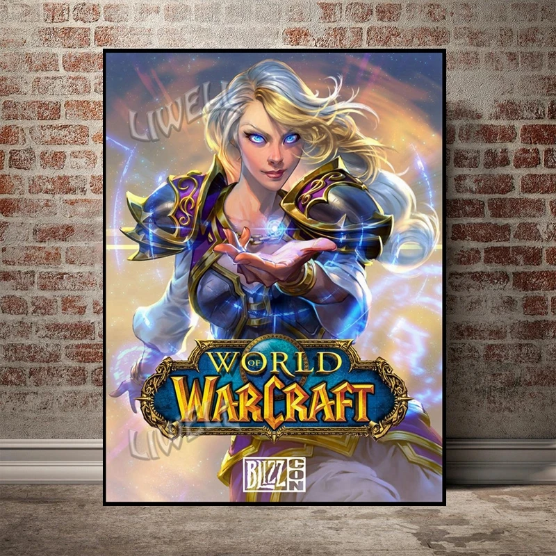 World of Warcraft Hero 5d diament malarstwo krzyż zestaw do szycia wzór Windrunner plakat na ścianę mozaika rękodzieło prezent wystrój