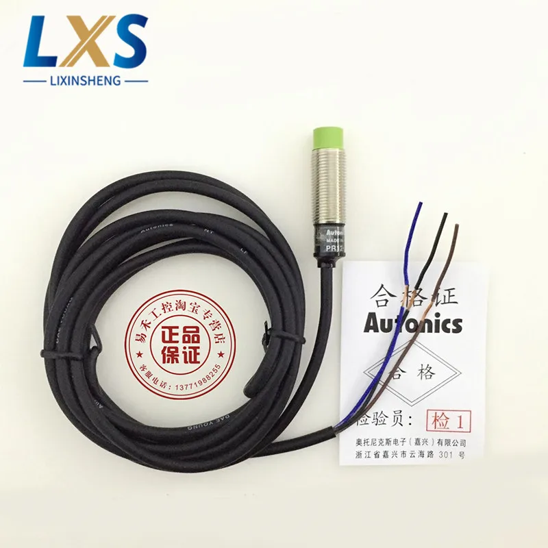 PR Series Autonics Cylindrical Proximity Switch 4mm Detection 3-Wire NPN DC24V PR12-4DN/DO/AO/2DNL DC Approach Sensor