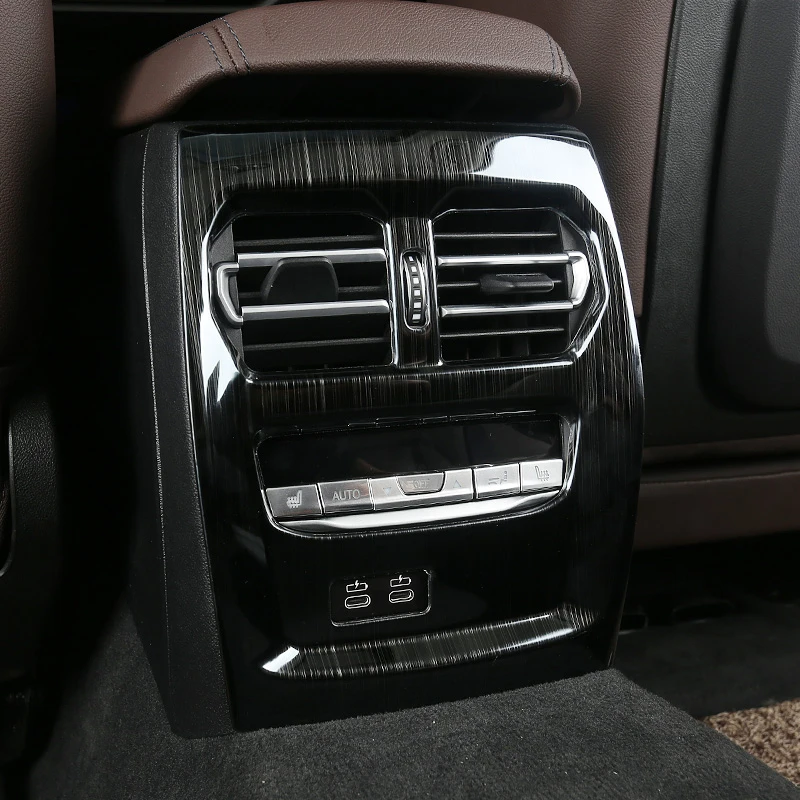 Car Back Rear Air Vents Outlet Cover Trim for BMW 3 Series G20 G28  Armrest Box Rear Air Condition Vent Cover Trim Air Outlet