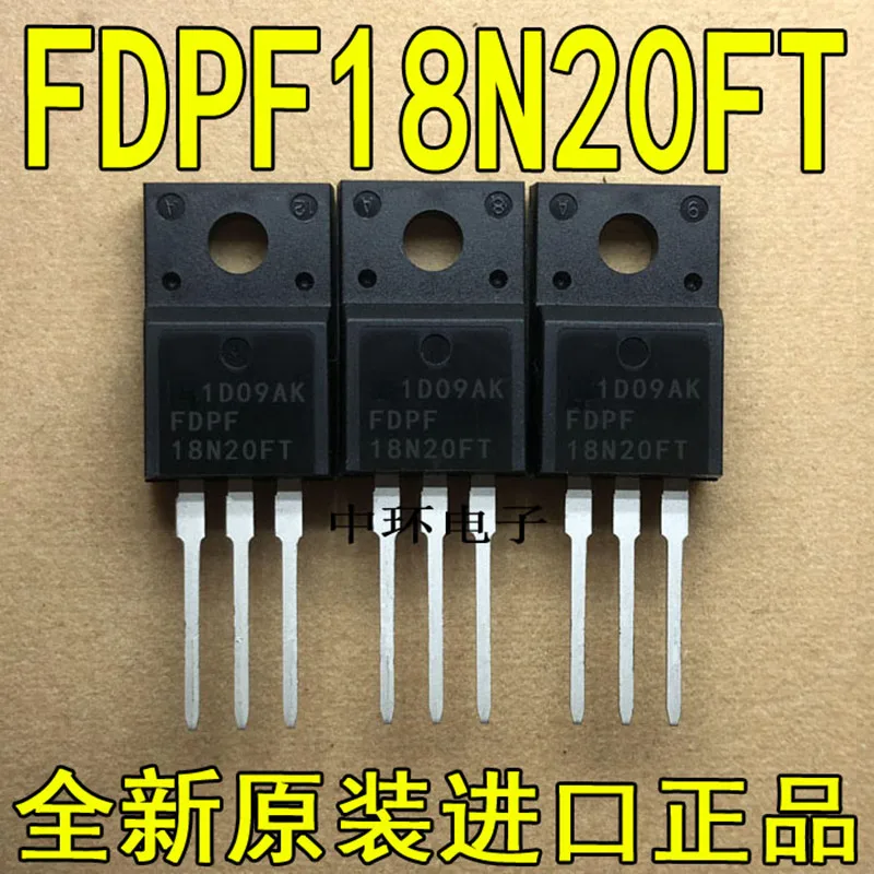 

10 шт./лот FDPF18N20FT FDPF18N20 18N20FT 18A/200V TO-220F