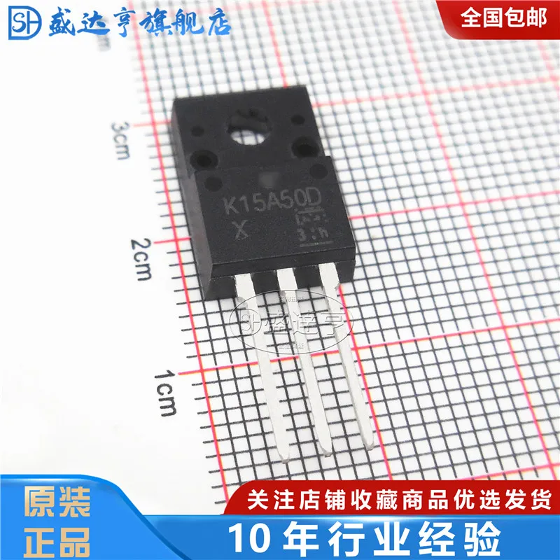 10Pcs/Lot TK15A50D 15A 500V TO220F DIP MOSFET Transistor   NEW Original In Stock