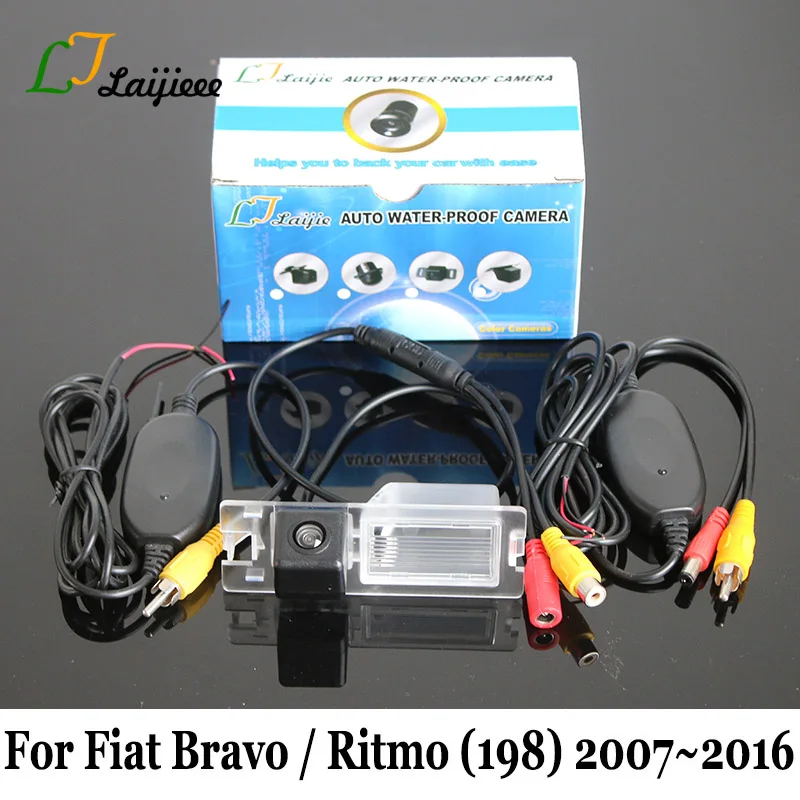 

HD Reverse Camera For FIAT Bravo Ritmo 198 2007 2008 2009 2010 2011 2012 2013 2014 2015 2016 2.4G Wireless Car Rear View Camera