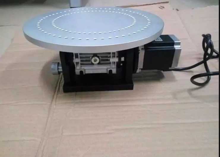 

HY-E300 360 degree electric turntable, marking machine, engraving machine turntable, rotary table