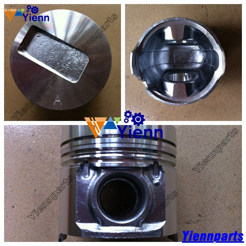 For Cummins A2300 Piston 4901212 4900737 With Pin And Clips For DOOSAN DAEWOO D20SC-5 FORKLIFT A2300 Diesel Engine Parts