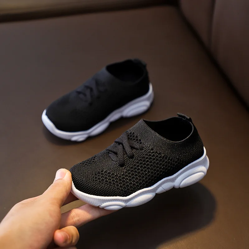 New Fashion Kids Sneakers Lightweight Children Shoes Casual Mesh Breathable Boys Shoes Non-slip Girls Sneakers Size 22-33