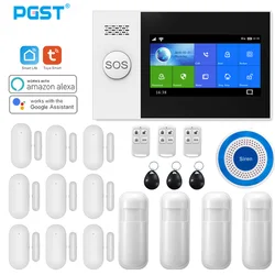 PGST Wireless Home WIFI GSM Sicherheit Alarm System Einbrecher Home Security Mit PIR Motion Sensor Detektor Einbrecher Alarm System