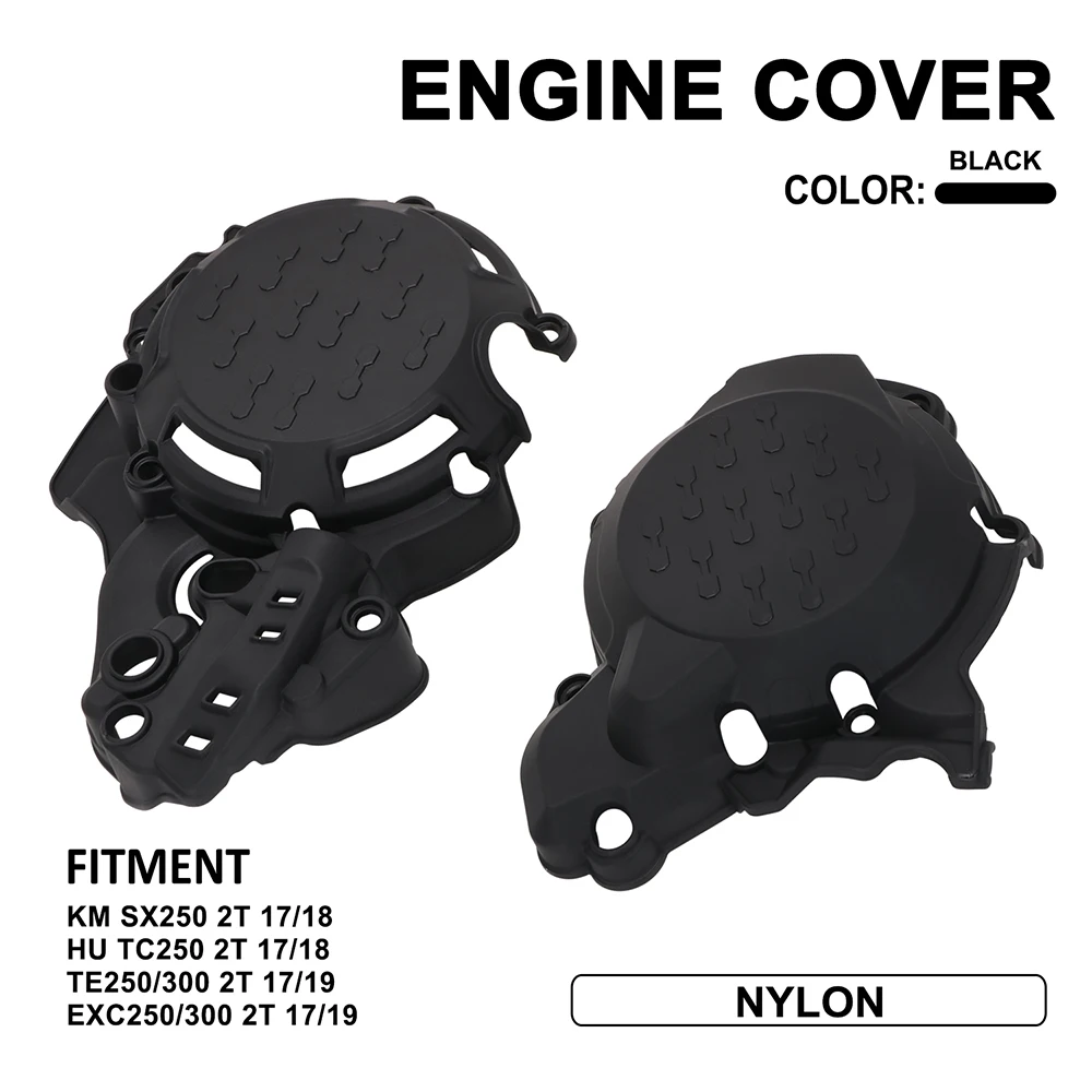 

Motorcycle Engine Clutch Cover Protector Guard For KTM SX250 EXC250 EXC300 Husqvarna TC250 TE250 TE300