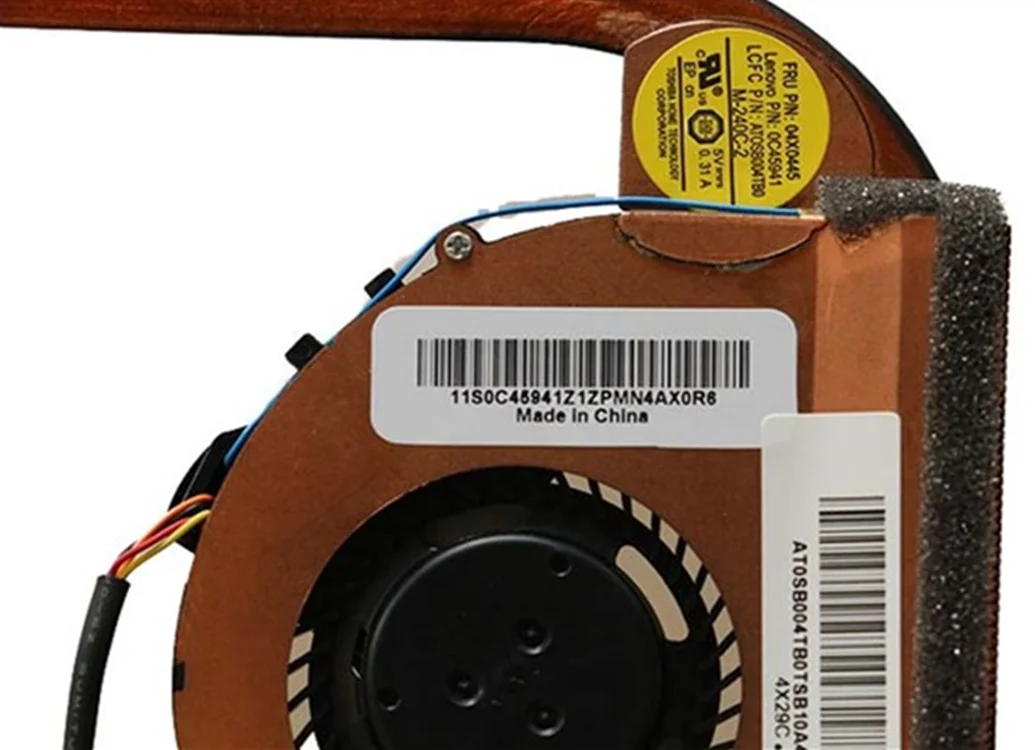 Nuovo originale per Lenovo Thinkpad T440S T450S ventola di raffreddamento dissipatore di calore radiatore radiatore grafica integrata FRU:04X0445 04X1850