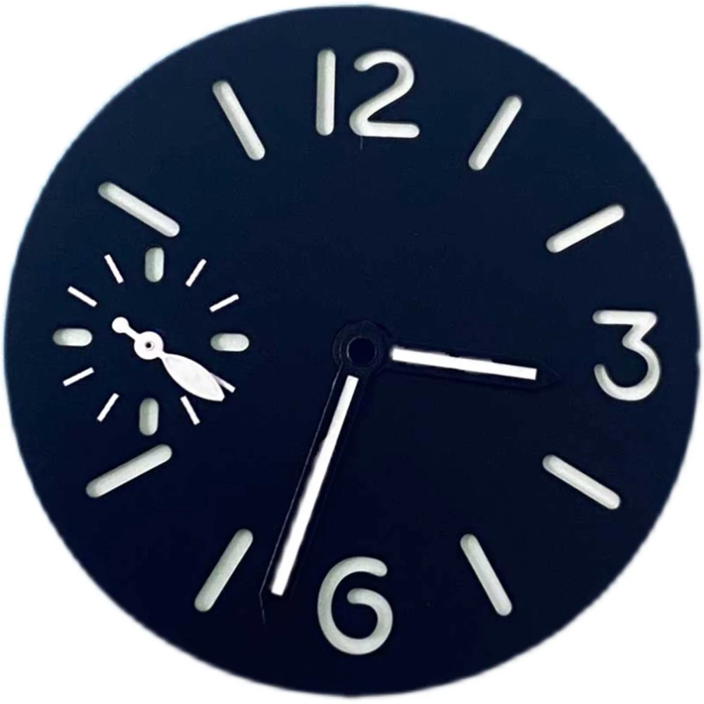 Accesorios para reloj, esfera de reloj de 34,5mm + punteros verdes luminosos para ETA6497/ST3600, movimiento automático