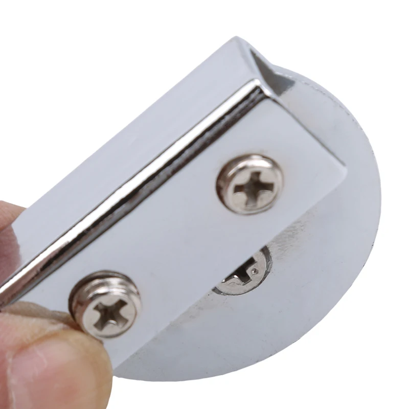 Glass Clip Cabinet Pulls Handle Office Glass Door Handle Display Cabinet Drawer Pull Button Furniture Clip Pulls For Home