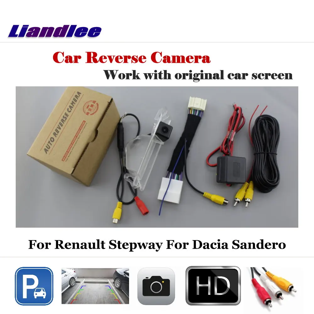 

For Renault Sandero Stepway 2007-2020 Original Display Reverse Image Car Rear View Camera Auto Parking Accessories HD CCD CAM