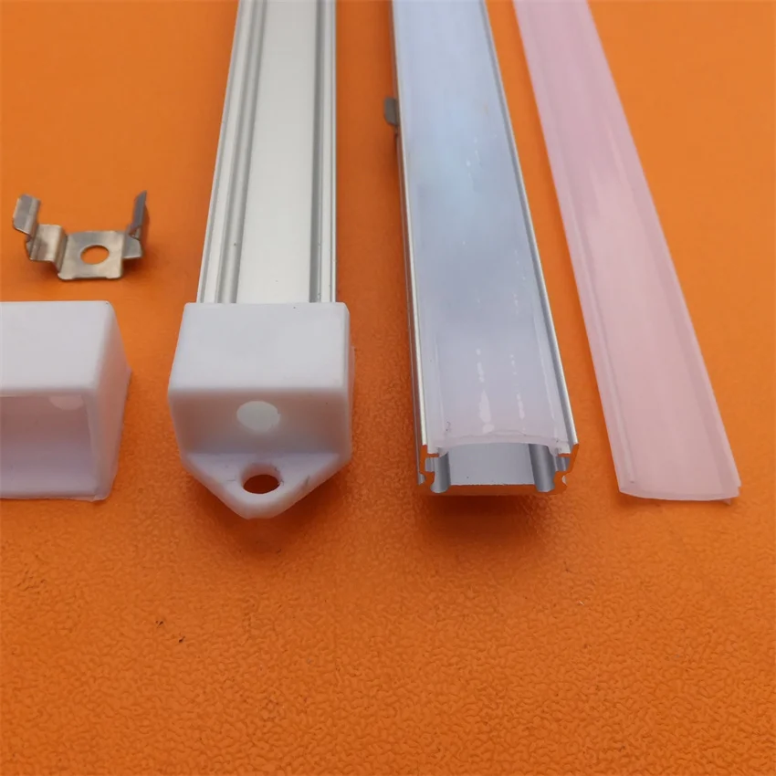 

Free Shipping 2000mmX13.4mmX7.1mm 2m/pc 12mm width LED lighting aluminum profile extrusion frames for 3528 led strip