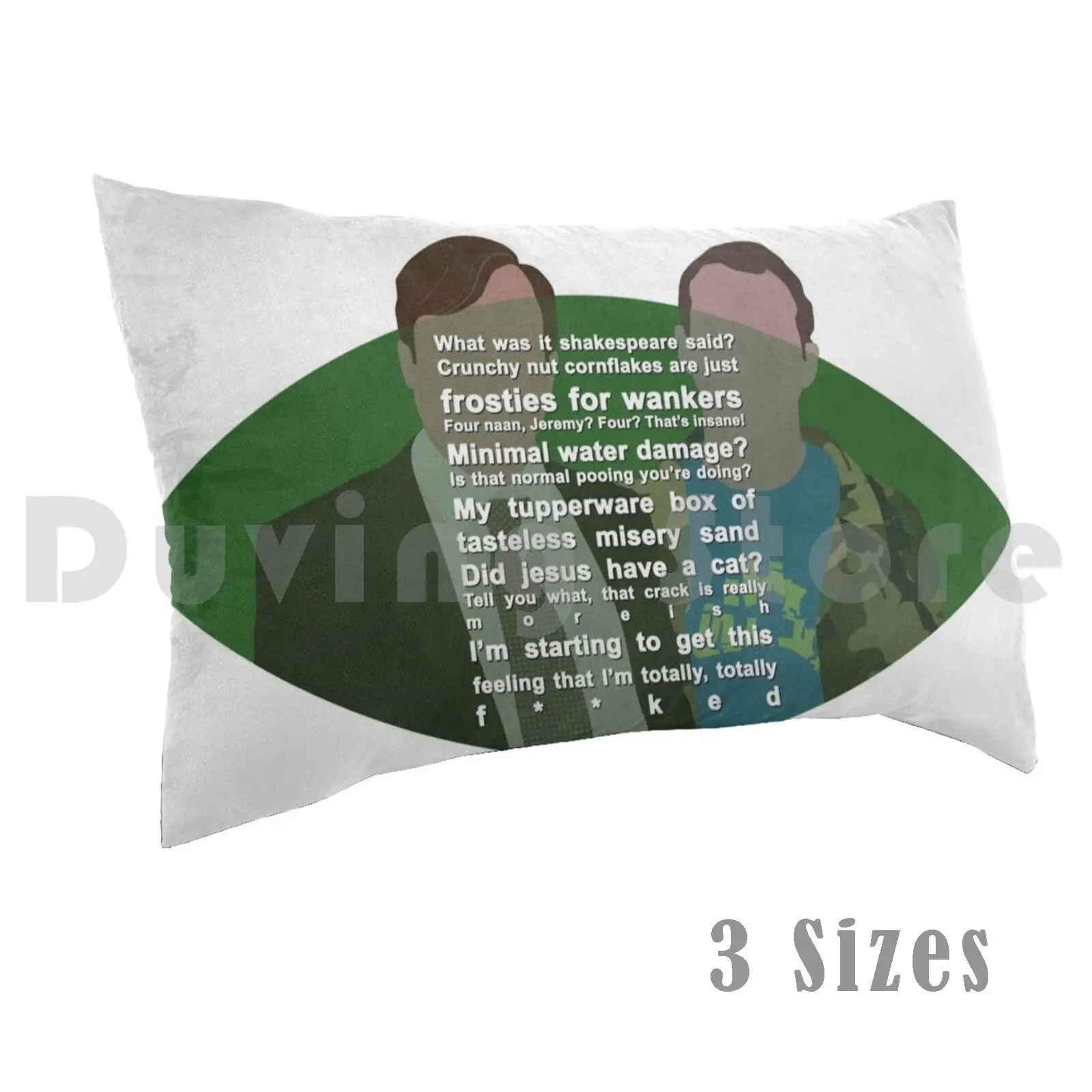 كيس وسادة Peeperos مطبوع 50x75 Peep Show Tv اقتباسات مارك إيز جيريمي جرين ناقلات رهيبة أمازبولز