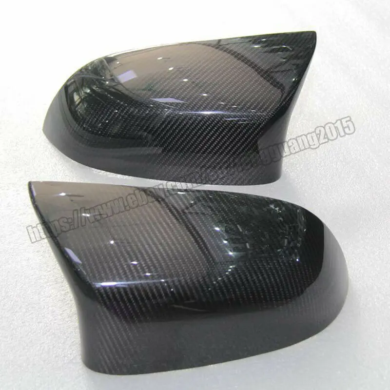 

FOR 2015-18 BMW F85 X5M F86 X6M REAL CARBON FIBER SIDE MIRROR COVER CAPS OVERLAY