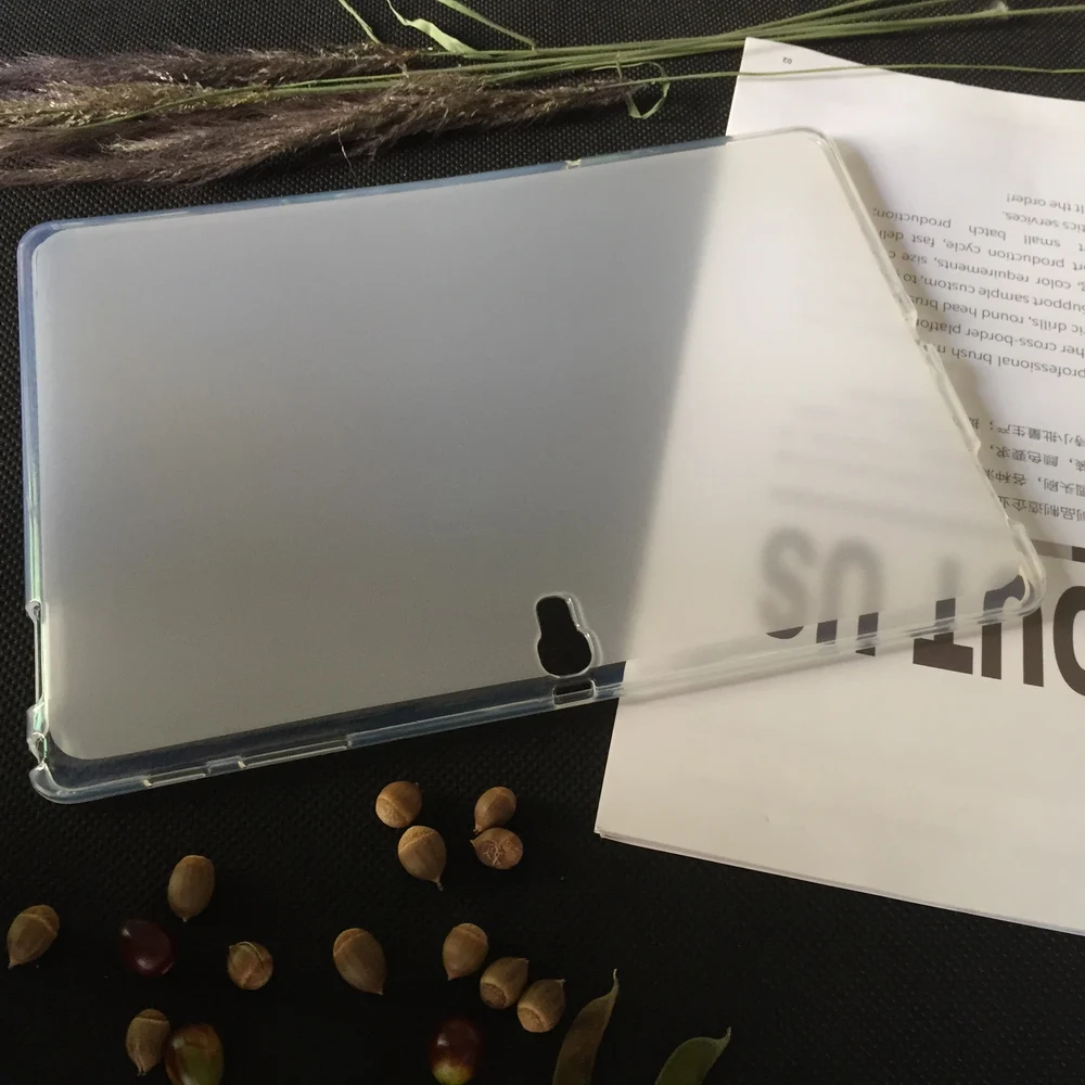 Miękki futerał TPU do Samsung Galaxy Tab S 10.5 cala T800 T805 SM-T800 SM-T805 SM-T805M tablety Tansparent Shell tylna okładka