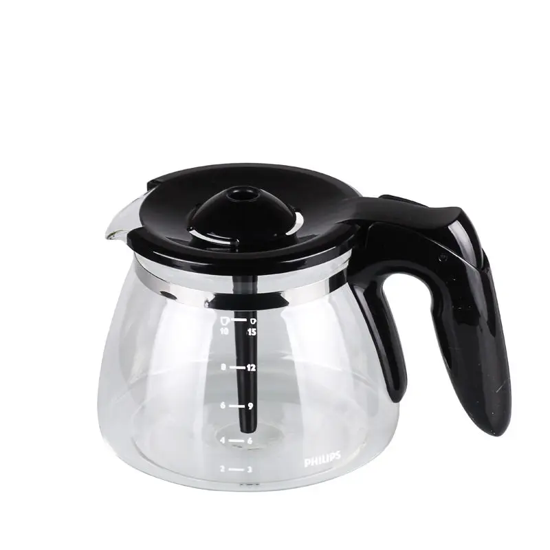 Coffee maker Glass jug for Philips HD7447 HD7457 HD7461 HD7462 Coffee Maker Parts Accessories Replacement