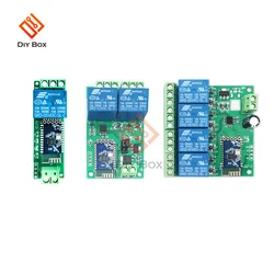 For Bluetooth Relay Module 1 2 4 Way Channel DC 5V/12V Internet Smart Remote Control Mobile Phone Switch Wireless Relay Module