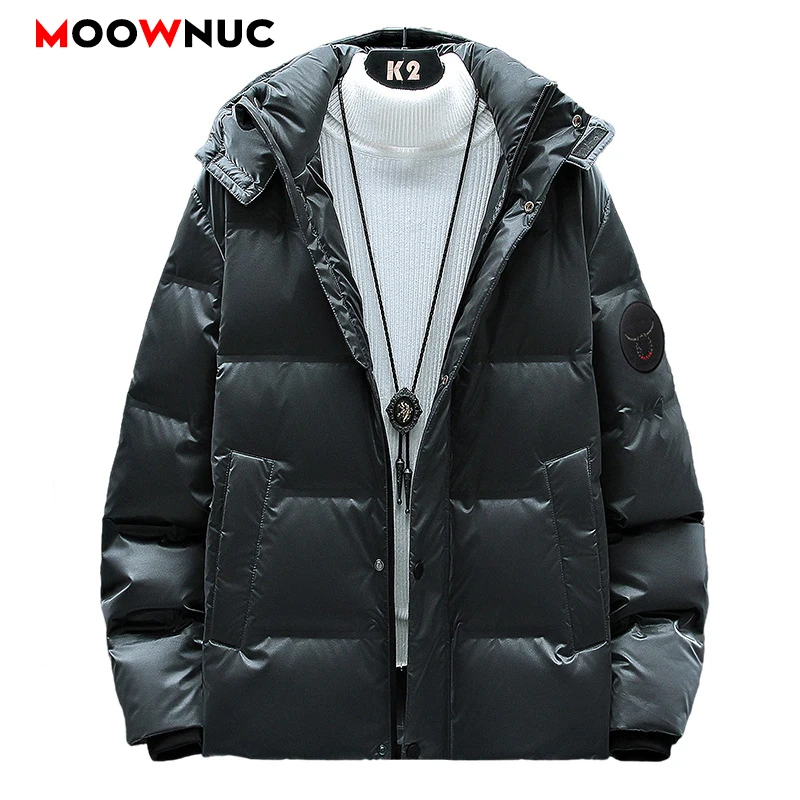 Men's Fashion Parkas Overcoat Windbreaker Male Casual Winter Jacket Thick Classic Windproof Long Sleeve 2021 New Business Hombre