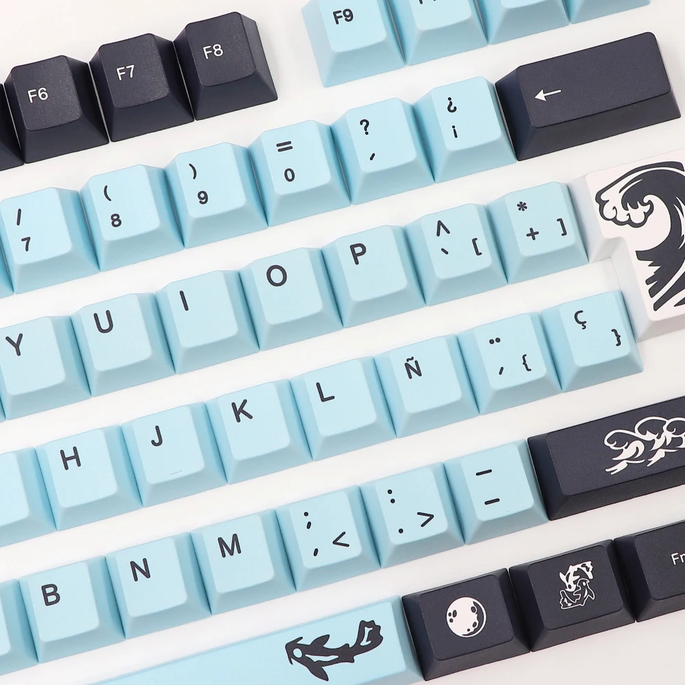 GMK-KEYミズpbtキーキャップ桜プロファイル染料subbキーキャップmxスイッチdz60 gk61 64 68 75 87 96 108スペインレイアウトisoキーキャップ