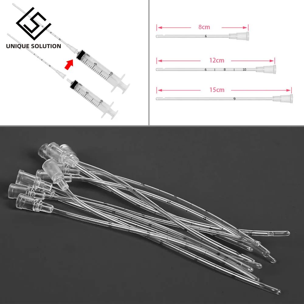 10pcs Soft Flexible Canine Dog Goat Sheep Bird Rabbit Artificial Insemination AI Breed Feed Whelp Catheter Rod 80mm 120mm 150mm