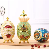 Nordic automatic push-type toothpick box household creative toothpick holder hotel restaurant fashion high-end toothpick holder 3