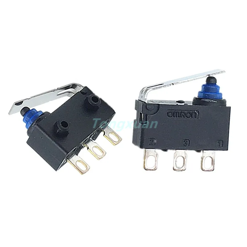 5pcs Limited Switch D2HW-EL291H-A515-AQ Waterproof Micro Switch Vertical Cmall Limit Stroke Switch With Handle Length 12.8MM