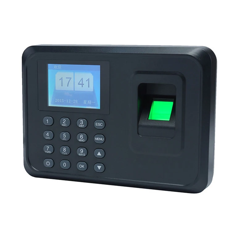 Biometric Fingerprint Office Employee time attendance machine Code Password DC5V USB U disk RFID card