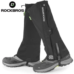 ROCKBROS Outdoor Waterproof Legging Gaiters Hiking Skiing Trekking Desert Leg Cover Boots Shoes Covers Legs Protection Guard