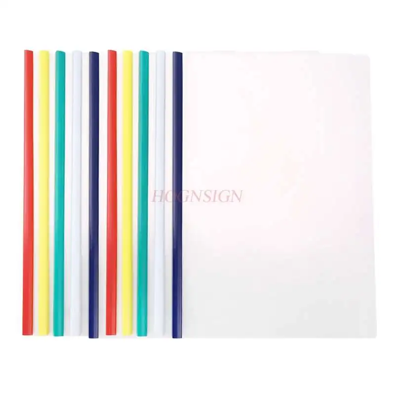 10pcs Drawer folder file folder transparent office supplies