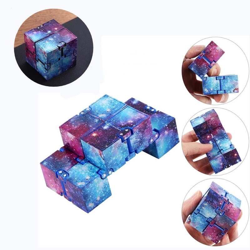 kids fidget toys anti stress child EDC Hand For Autism ADHD Anxiety Relief Focus Infinity Cube Strings Adults Children Sensory