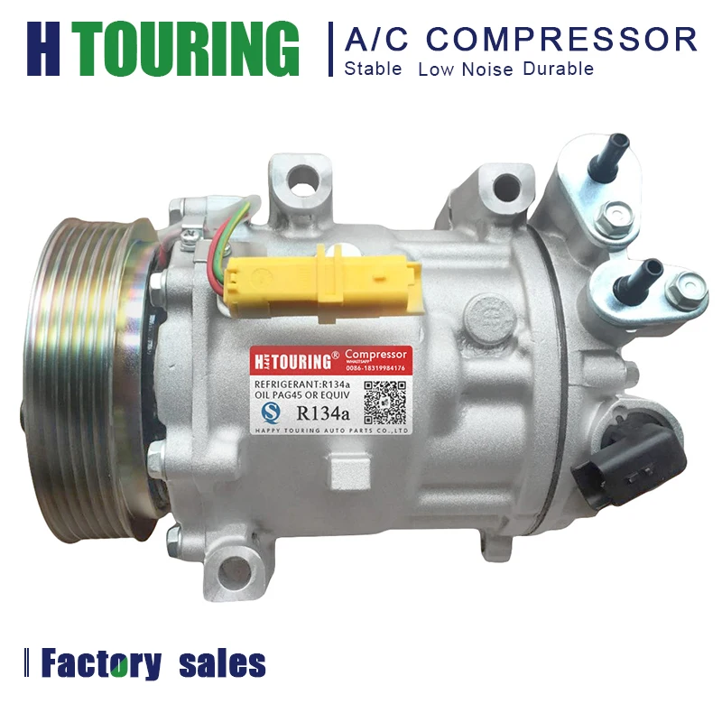 For Peugeot air ac compressor For Peugeot 407 508 607 Citroen C5 C6 9648138980 9654764280 9656574080 9660555380 9670022580 6453