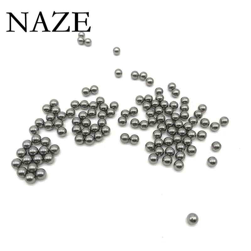 100Pcs 1-6mm GCR15 100Cr6 Solid Ball High Precision 1 2 3 4 5 6mm Bearing Ball Suitable for Linear Guide Ball Screw Ball Bearing