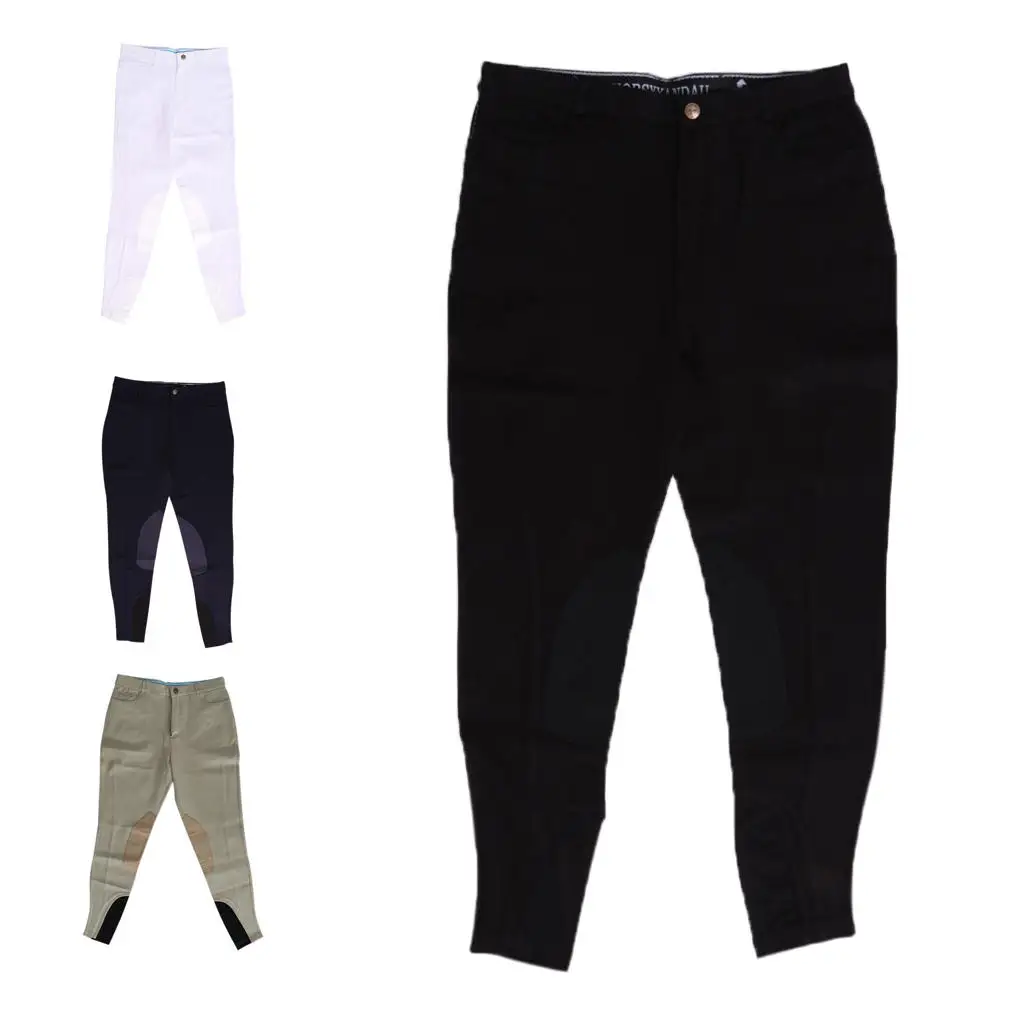 MagiDeal uomo donna comodi pantaloni da equitazione equestri pantaloni Jodhpurs