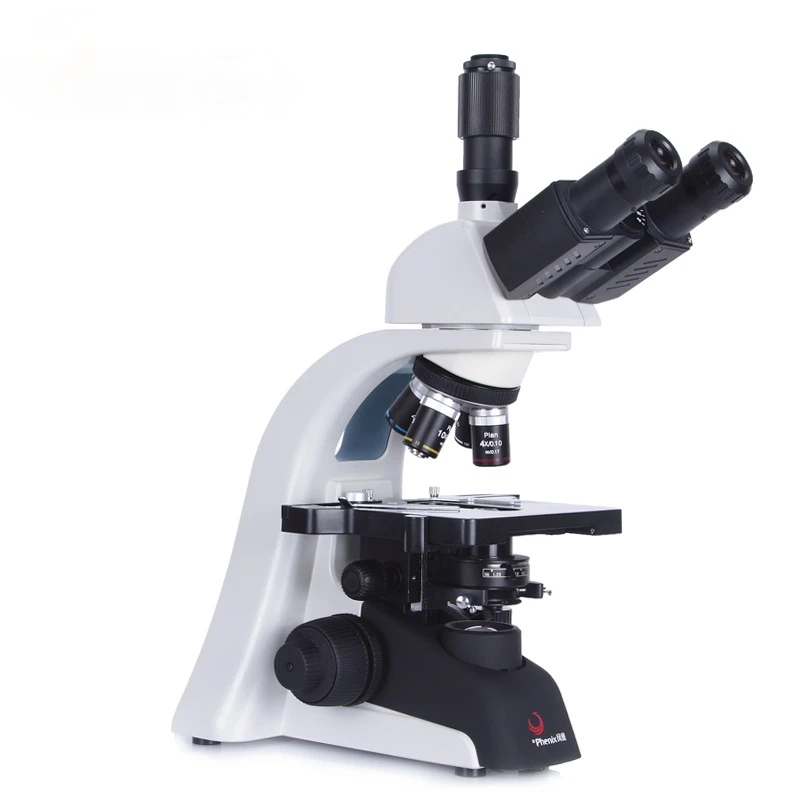 

Ph100 Trinocular Optical Microscope 1600 Times Professional Instrument Can Be Connected to Camera High Definition