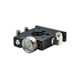 10Mpa Hydraulic Pump Connection Board With Pressure Regulating Valve Pressure Meter For 1:12 RC Hydraulic Excavator Loader Parts