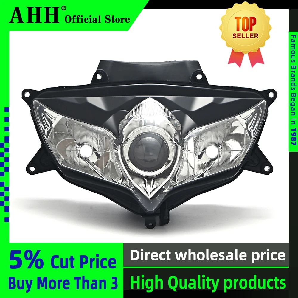 AHH Motorcycle Headlight Headlamp Head Light Lamp assembly For SUZUKI GSXR600 GSXR750 GSXR GSX-R 600 750 K8 2008 2009 2010 08 09