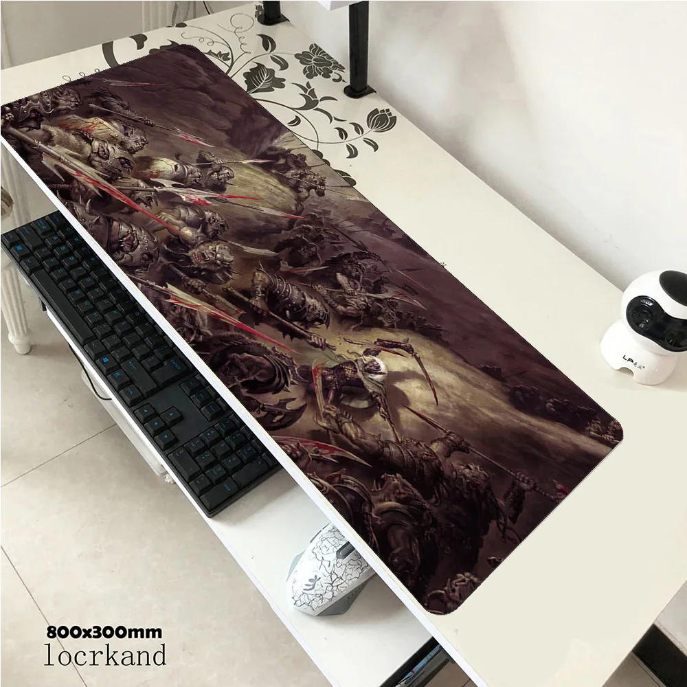 Battle Fantasy mousepad wrist rest gaming mouse pad computer 800x300x3mm gamer accessories mat thick laptop desk protector pads