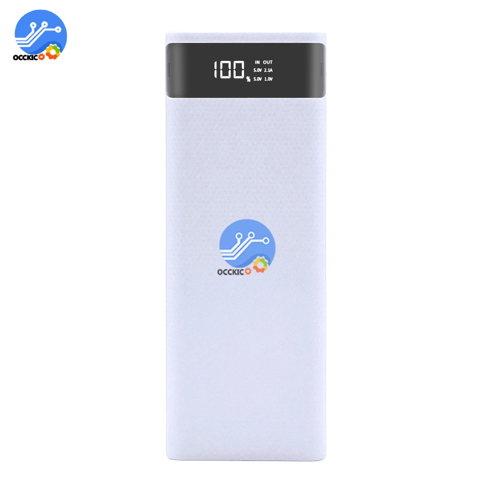 power bank case 8x18650 module powerbank box diy kit mobile phone accessories fast charge Micro USB type c import for xiaomi