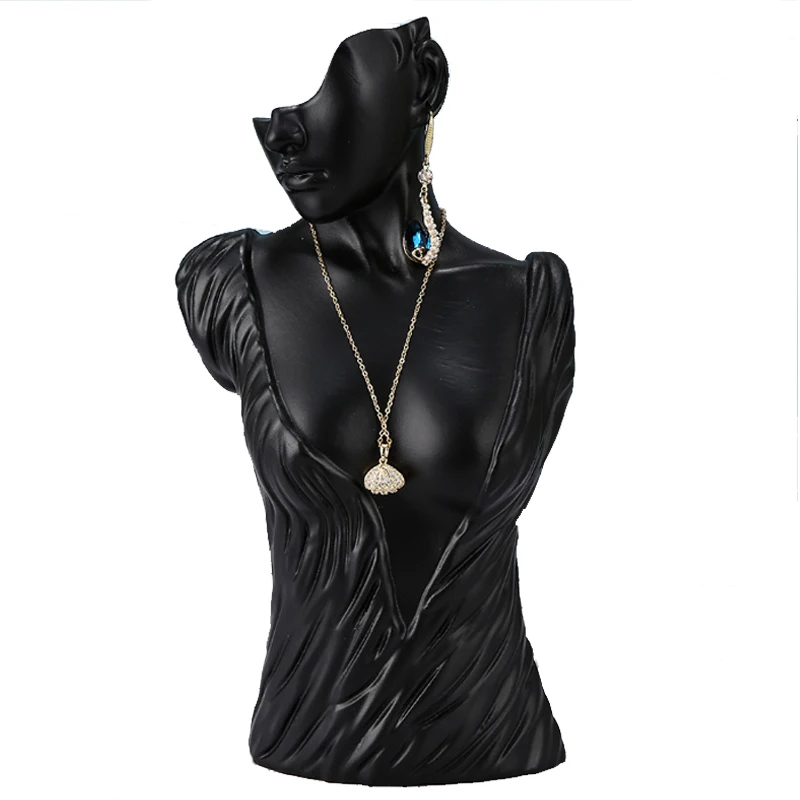 New Fashion Mannequin Resin Necklace Pendant Earrings Jewelry Display Stand Holder Bangle Watch Jewelry Storage