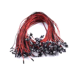 5PCS 50cm Long Power Button Switch Cable for PC Switches Reset Computer Power Momentary Automatically Reset Push Button SW