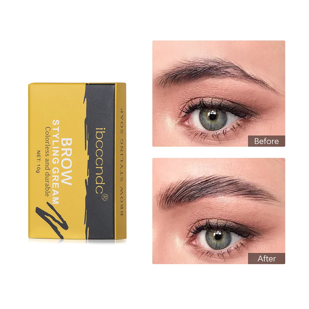 New Brow Soap Eyebrow Styling Soap Colorless Brows Lamination Lifting Setting Gel 3d Full Brows Makeup Waterproof