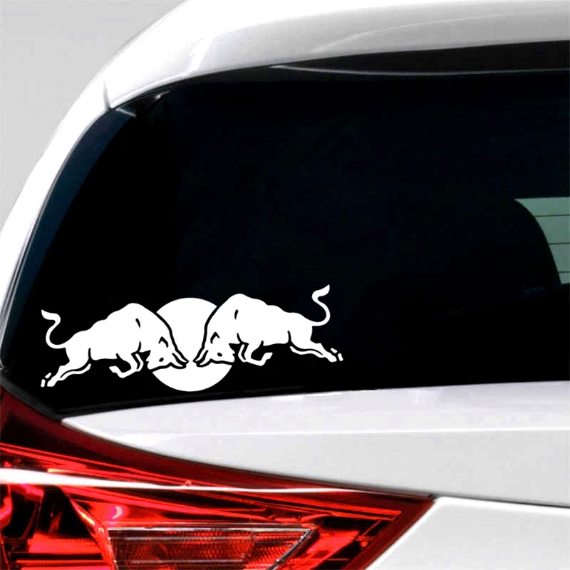 CS31113# Various Sizes Car Sticker Die-Cut Vinyl Decal Bull Waterproof Auto Decors on Car Body Bumper Rear Window