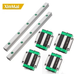 POLAND STOCK RU STOCK 2 pcs HGR20 + 4 pcs HGH20CA/HGW20CC Linear guide rail square guide rail for DIY CNC Routers Mills Lathes