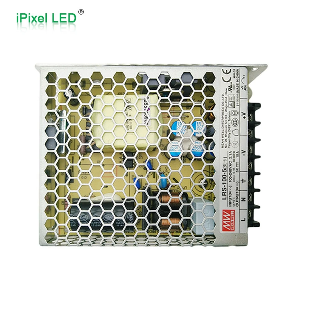LRS DC5V 100W LED Power Supply For Indoor Pixel Lighting