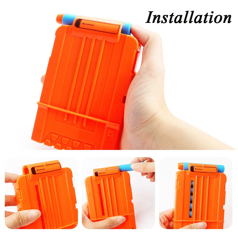 Clip de bala suave para pistola de juguete, accesorio redondo de dardos para pistola de juguete de repuesto, accesorios para pistola, 18 cargadores