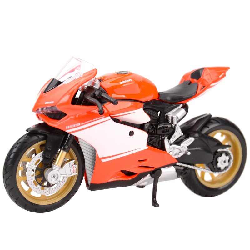 Maisto 1:18 Ducati 1199 Superleggera 2014 statik döküm araçları koleksiyon hobiler motosiklet Model oyuncaklar