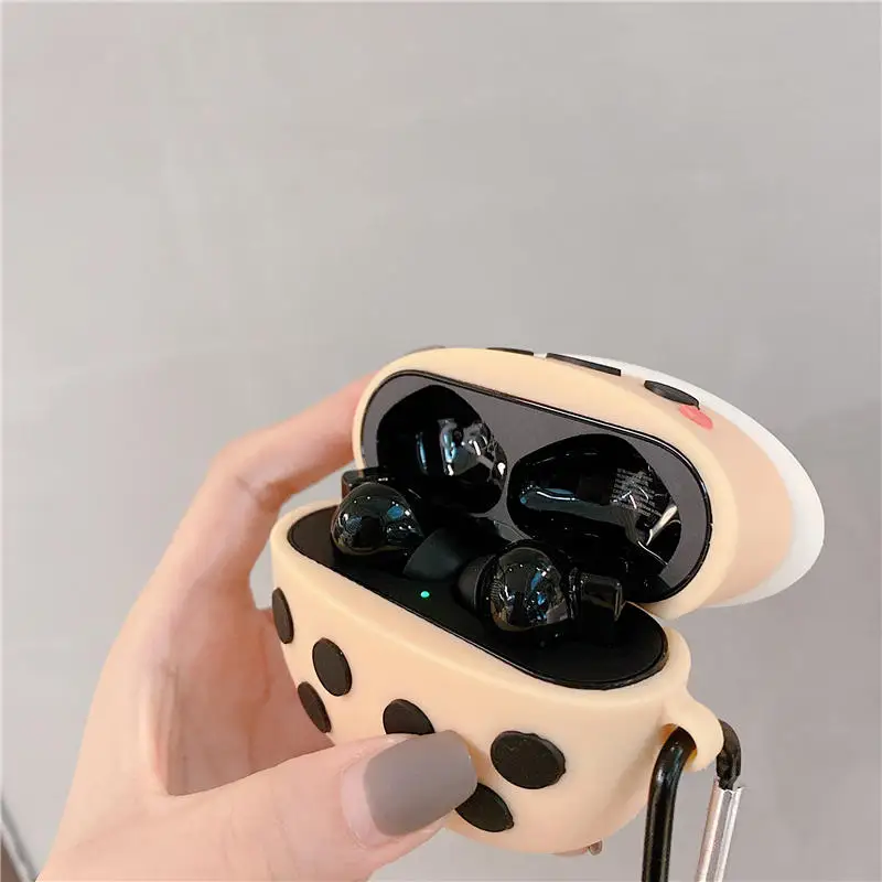 2020 Nieuwe Voor Huawei Freebuds Pro Hoofdtelefoon Accessoires Bluetooth Draadloze Oortelefoon Case Beschermhoes Leuke Cartoon Melk Thee